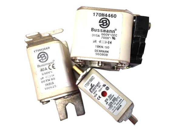 170M Fuses- All Types- Phone Us for Availability
